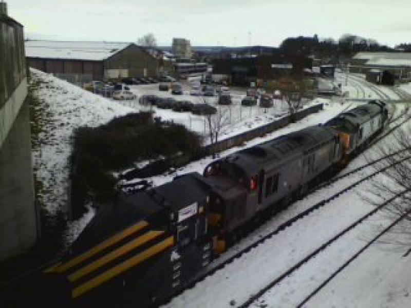 Photo of 37676 & 37423 Leaving Inverness For Strathcarron