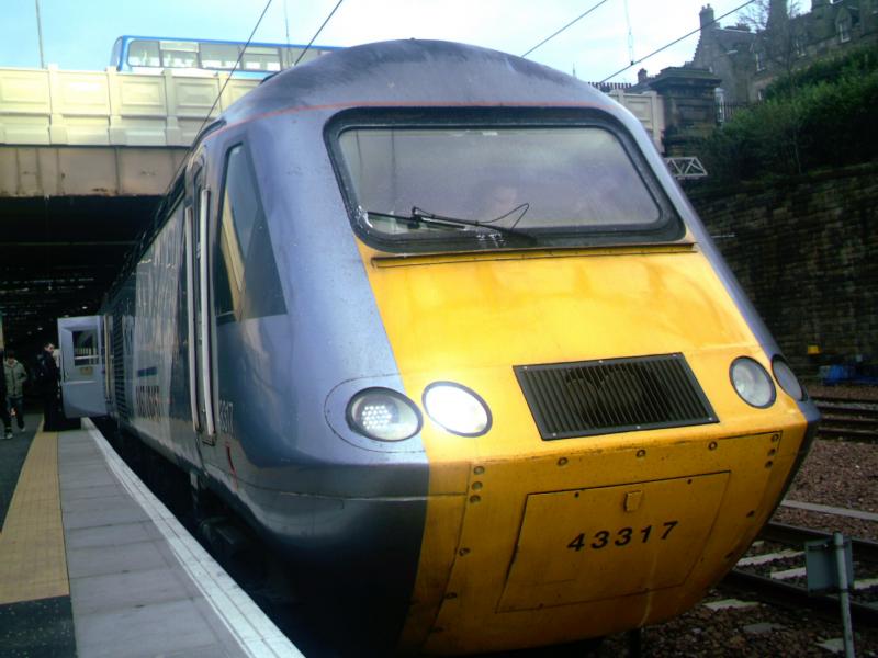 inverness bound: east coast hst 43317 before the off to inverness with 43320 on the rear Photo of inverness bound
