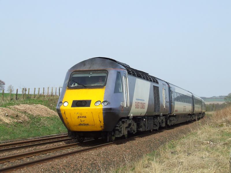 43318 on 1E24: Approaching Ladybank Photo of 43318 on 1E24