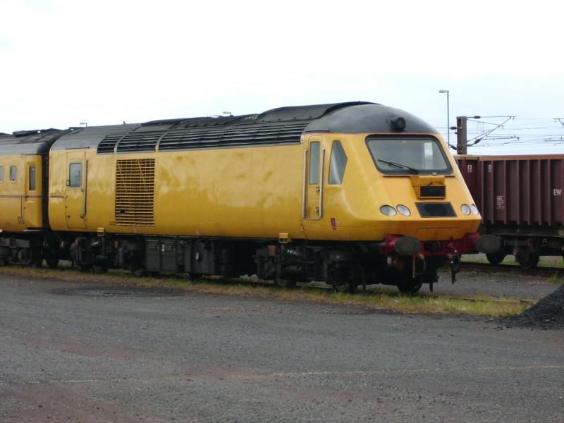 measurement train: 43013 sits in falkland yard Photo of measurement train