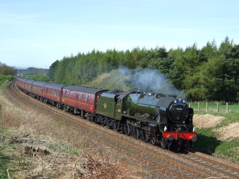 46115 on the Great Britain: Photo of 46115 on the Great Britain