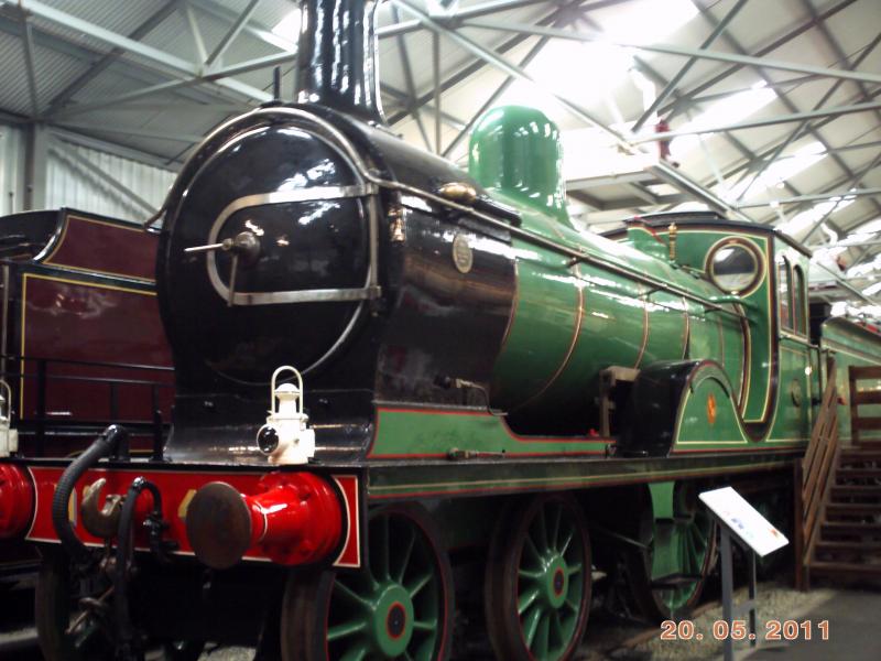 Gordon Highlander in Bo'ness: no.49 Gordon Highlander sits in the museum in Bo'ness. 20/5/2011 Photo of Gordon Highlander in Bo'ness