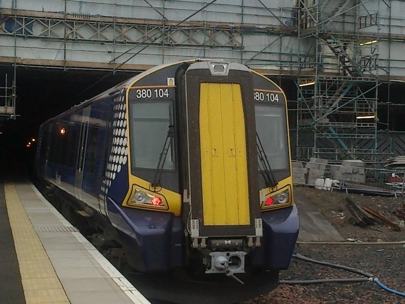 class 380104: class 380104 sits at waverley on the 12/6/11 after doing a run to north berwick Photo of class 380104