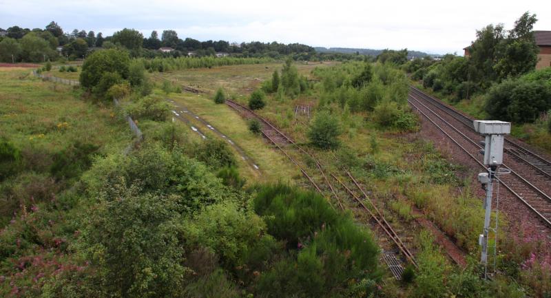 Perth Yard August 2011: Perth Yard in August 2011 with the removal of the light towers.
N.B Unsure of date of the removal. Photo of Perth Yard August 2011