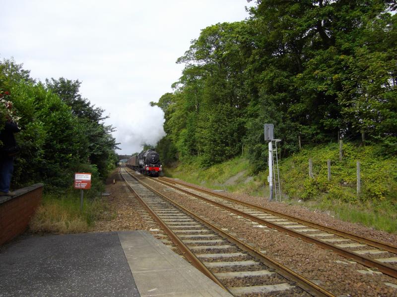 45231: 45231 passing Dalgety Bay on 21/08/11 on the First Forth Circle run of the day 1Z46 Photo of 45231