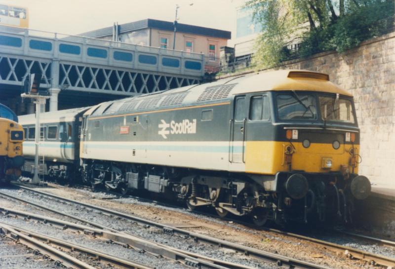 47708 at Glasgow Queen St: 47708 at Glasgow Queen St. (Summer 1985) Photo of 47708 at Glasgow Queen St